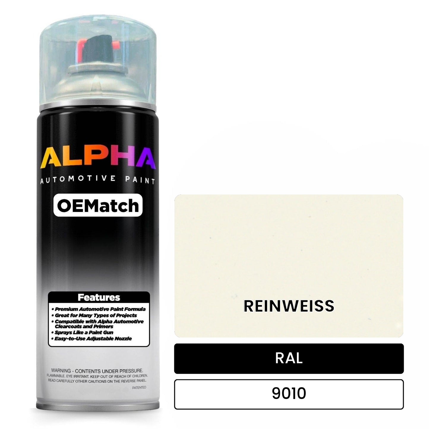 RAL REINWEISS 9010 OEMatch Spraycan