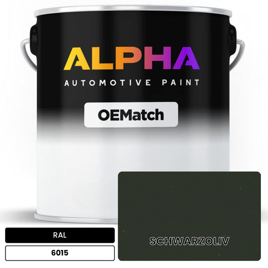 RAL SCHWARZOLIV 6015 OEMatch Basecoat