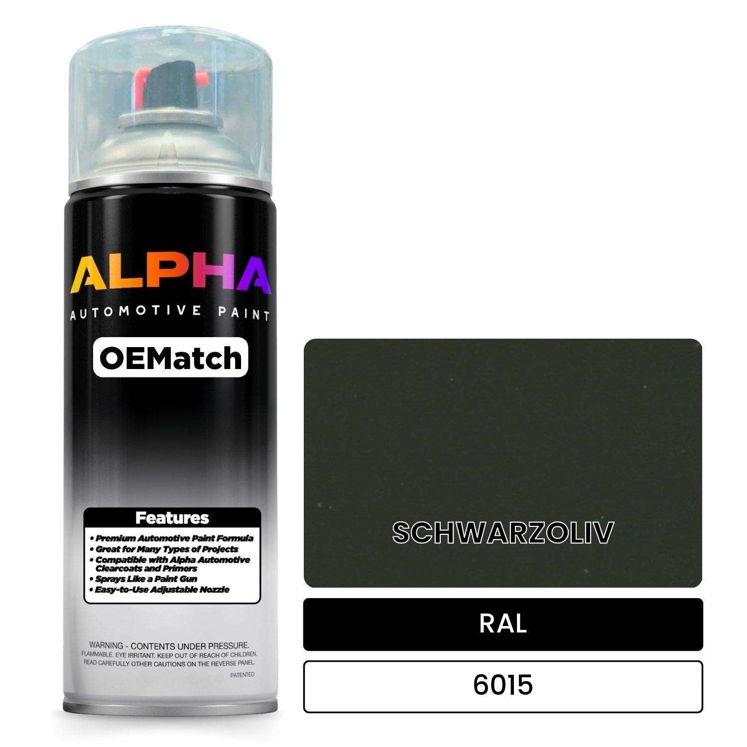 RAL SCHWARZOLIV 6015 OEMatch Spraycan