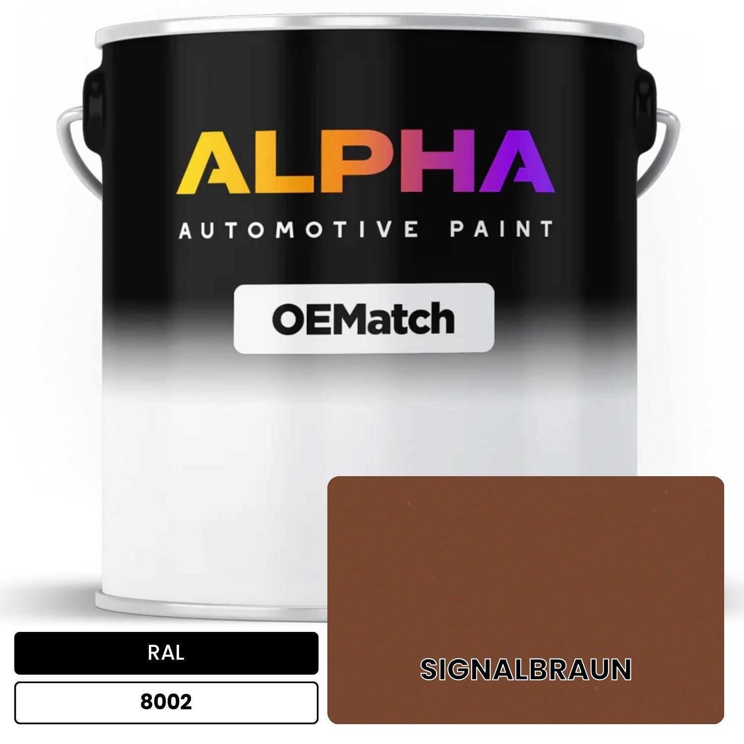 RAL  8002 OEMatch Basecoat