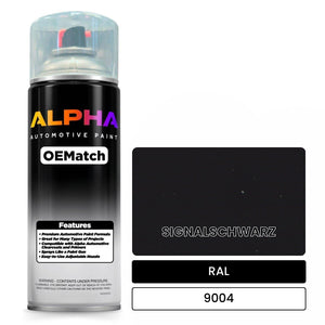 RAL SIGNALSCHWARZ 9004 | OEMatch Automotive Spraycan