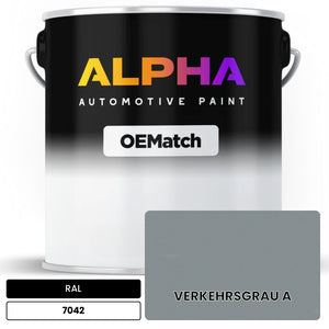 RAL VERKEHRSGRAU A 7042 | OEMatch Automotive Basecoat