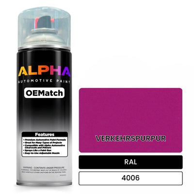 RAL VERKEHRSPURPUR 4006 | OEMatch Automotive Spraycan