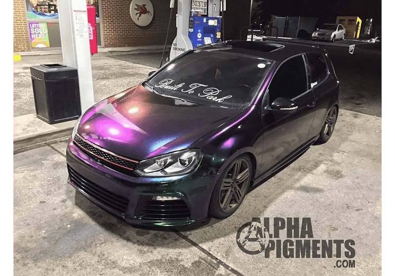 Raven Superflake Extra Small Car Kit (Black Ground Coat) - The Spray Source - Alpha Pigments