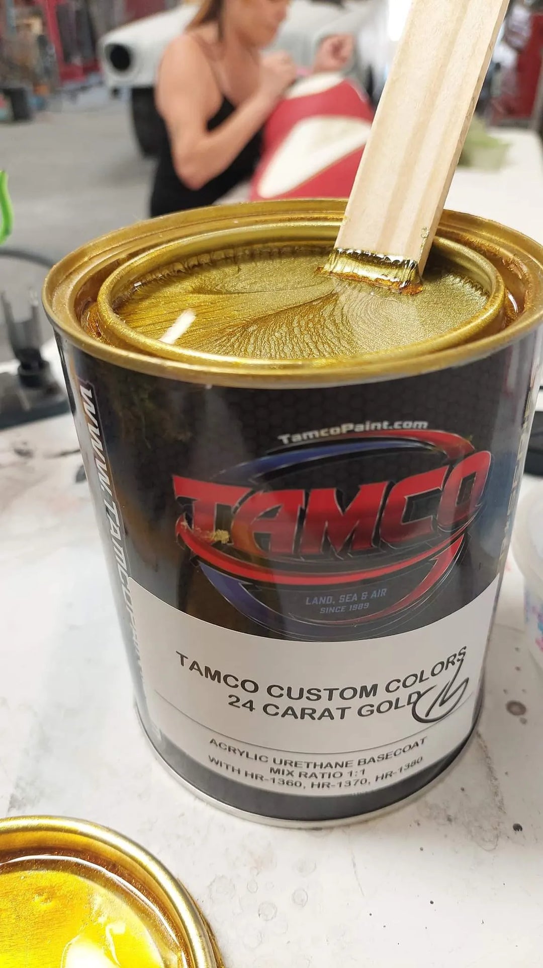 24 Carat Gold Basecoat - Tamco Paint - Custom Color