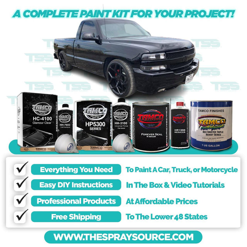 Red Sinister Triple Reboot Series Extra Large Car kit (Black Ground Coat) - The Spray Source - Tamco Paint