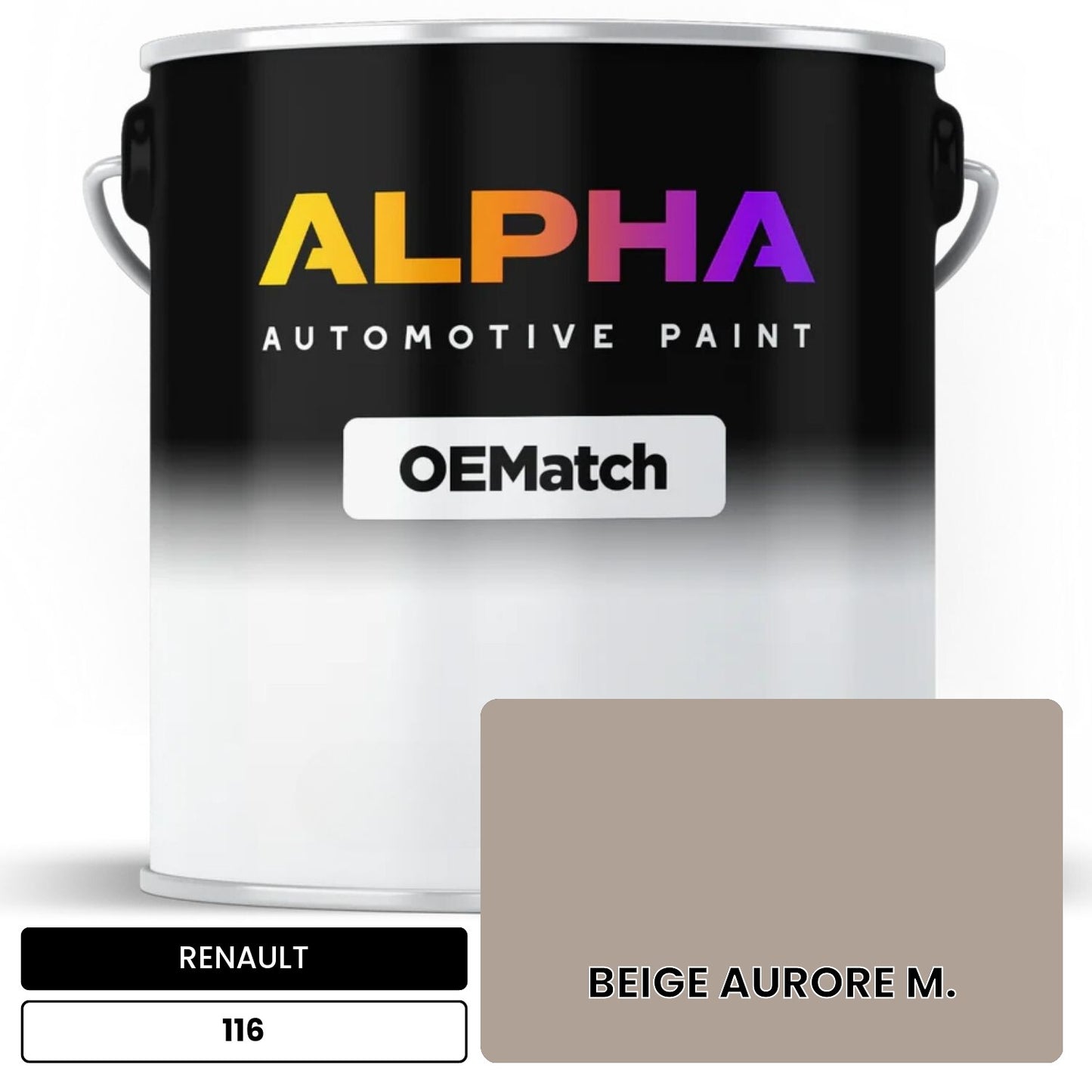 RENAULT BEIGE AURORE M. 116 OEMatch Basecoat