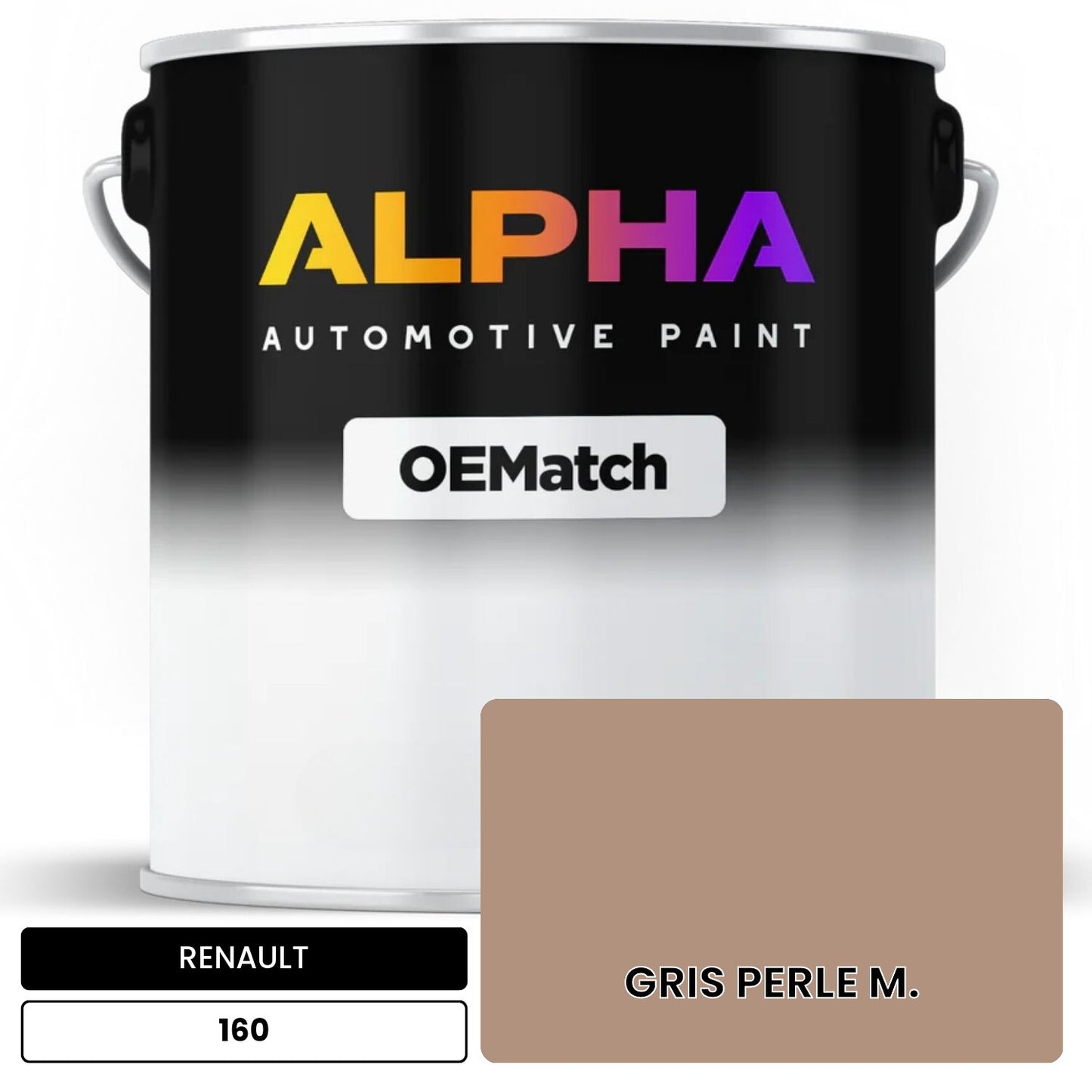 RENAULT GRIS PERLE M. 160 OEMatch Basecoat