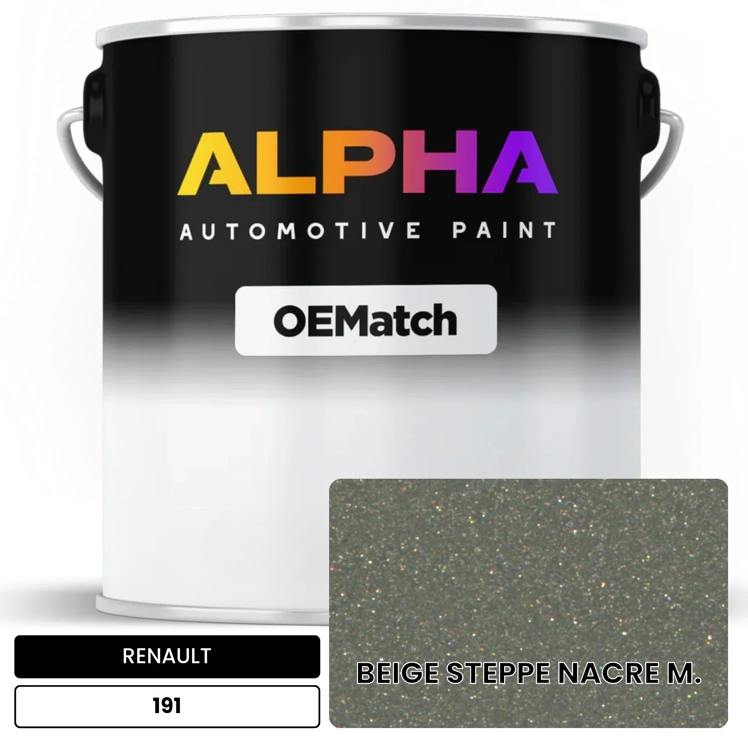 RENAULT BEIGE STEPPE NACRE M. 191 OEMatch Basecoat