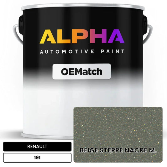RENAULT BEIGE STEPPE NACRE M. 191 OEMatch Basecoat