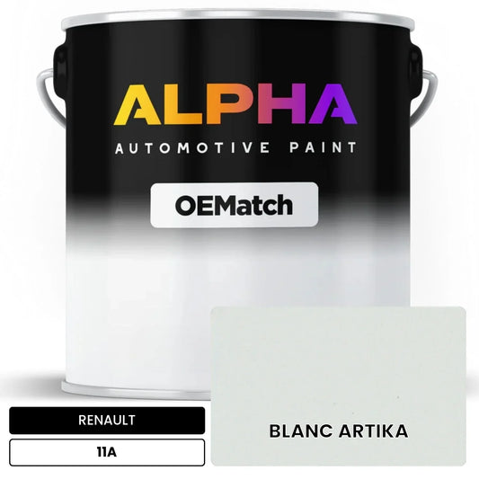 RENAULT BLANC ARTIKA 11A OEMatch Basecoat