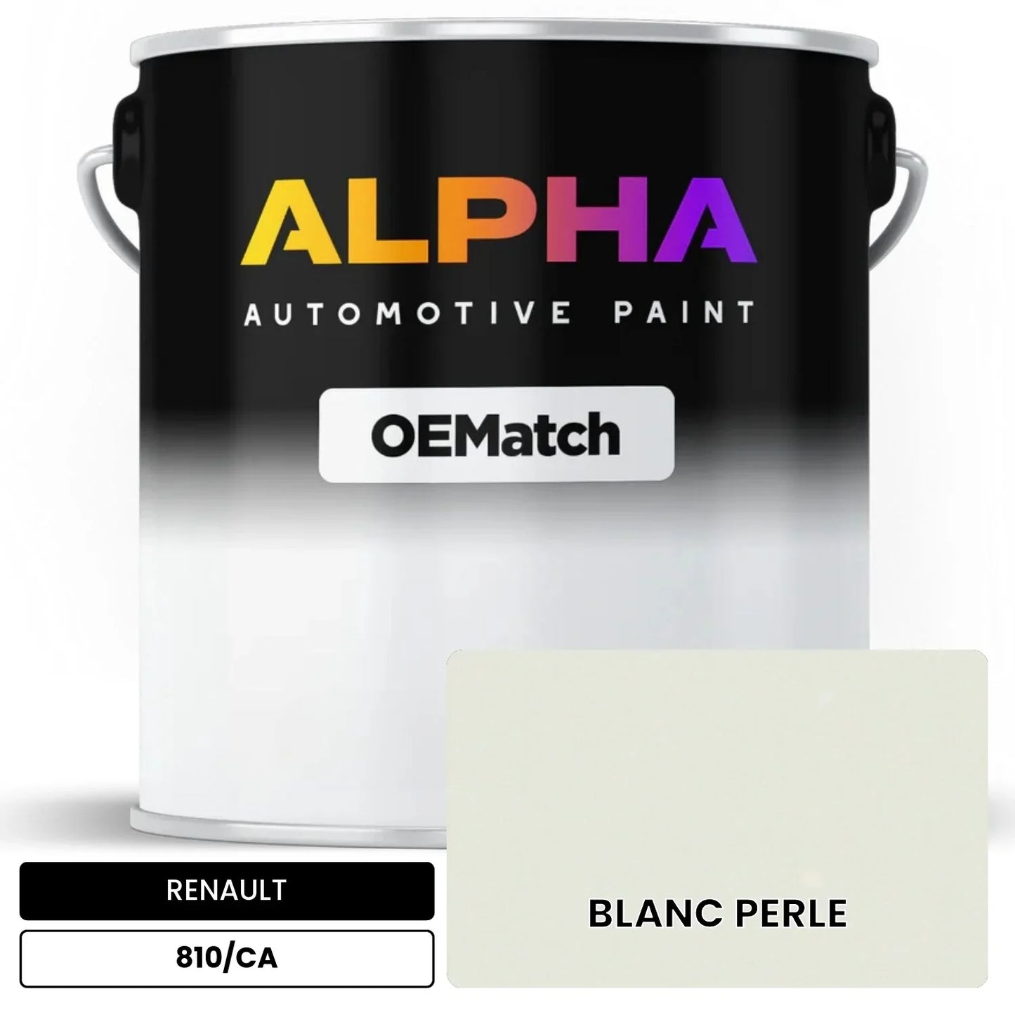 RENAULT BLANC PERLE 810/CA OEMatch Basecoat
