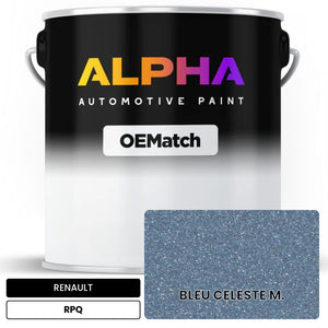 RENAULT RVI BLEU CELESTE M. RPQ | OEMatch Automotive Basecoat