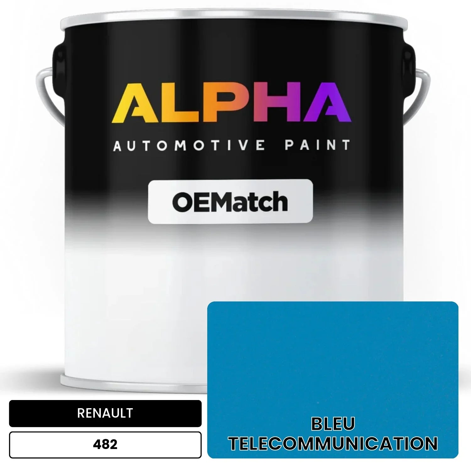 RENAULT BLEU TELECOMMUNICATION 482 OEMatch Basecoat