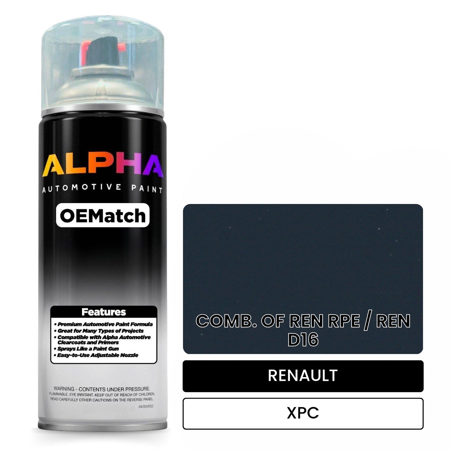 RENAULT COMB. OF REN RPE / REN D16 XPC OEMatch Spraycan