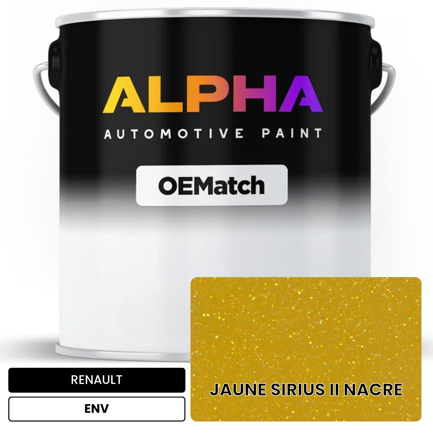 RENAULT JAUNE SIRIUS II NACRE ENV OEMatch Basecoat