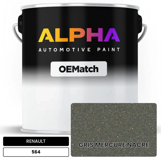 RENAULT GRIS MERCURE NACRE 564 OEMatch Basecoat
