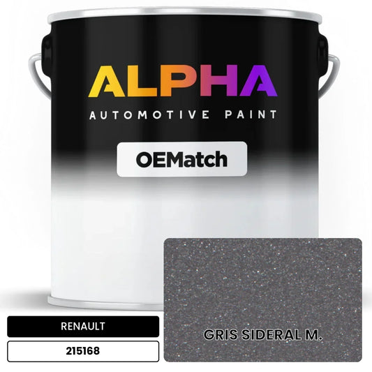 RENAULT GRIS SIDERAL M. 215168 OEMatch Basecoat