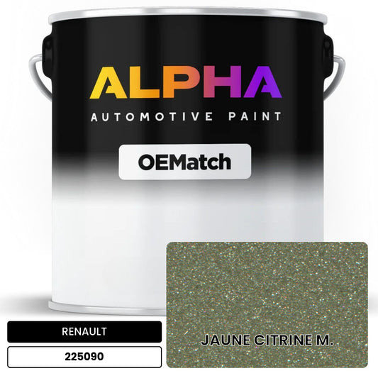 RENAULT JAUNE CITRINE M. 225090 OEMatch Basecoat