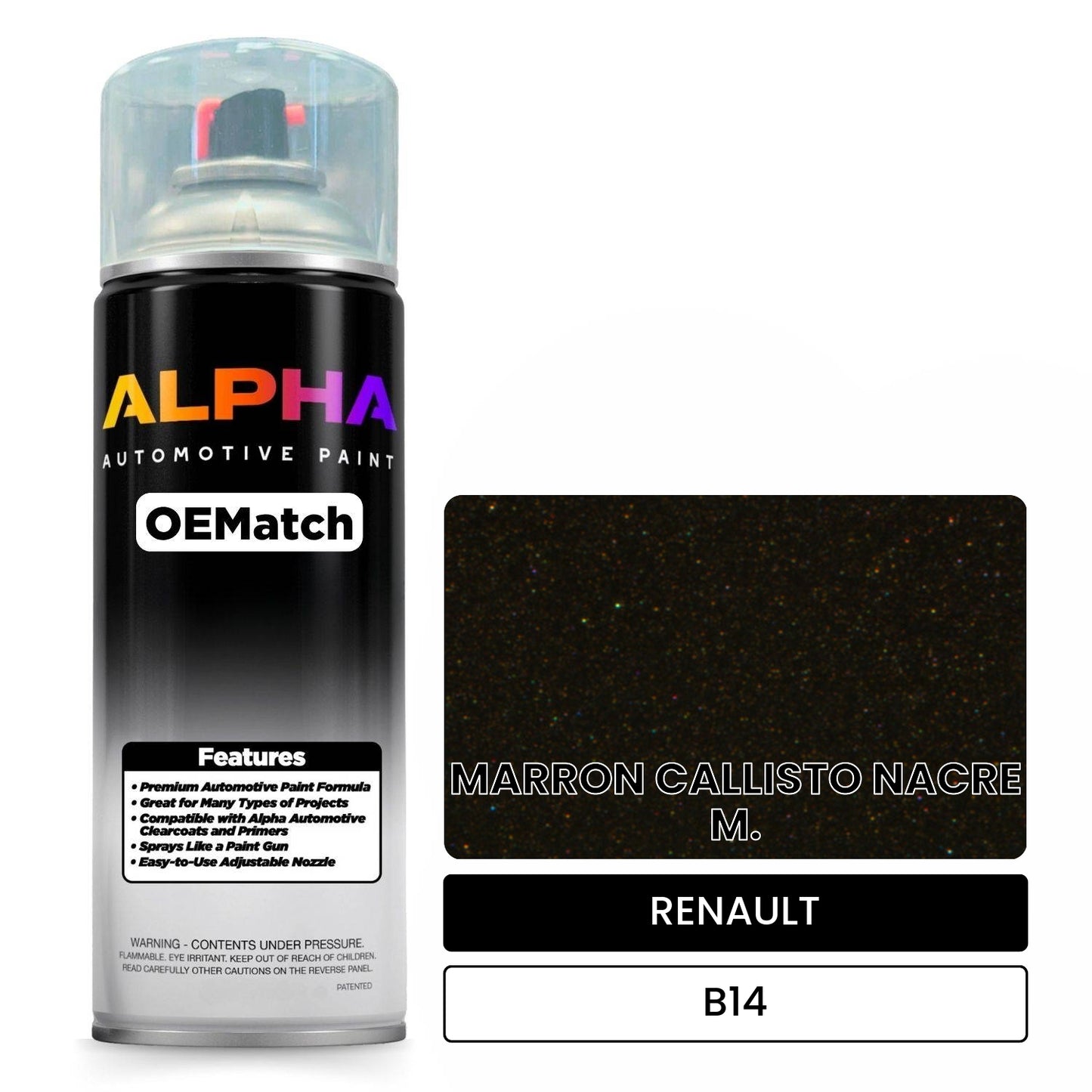 RENAULT MARRON CALLISTO NACRE M. B14 OEMatch Spraycan