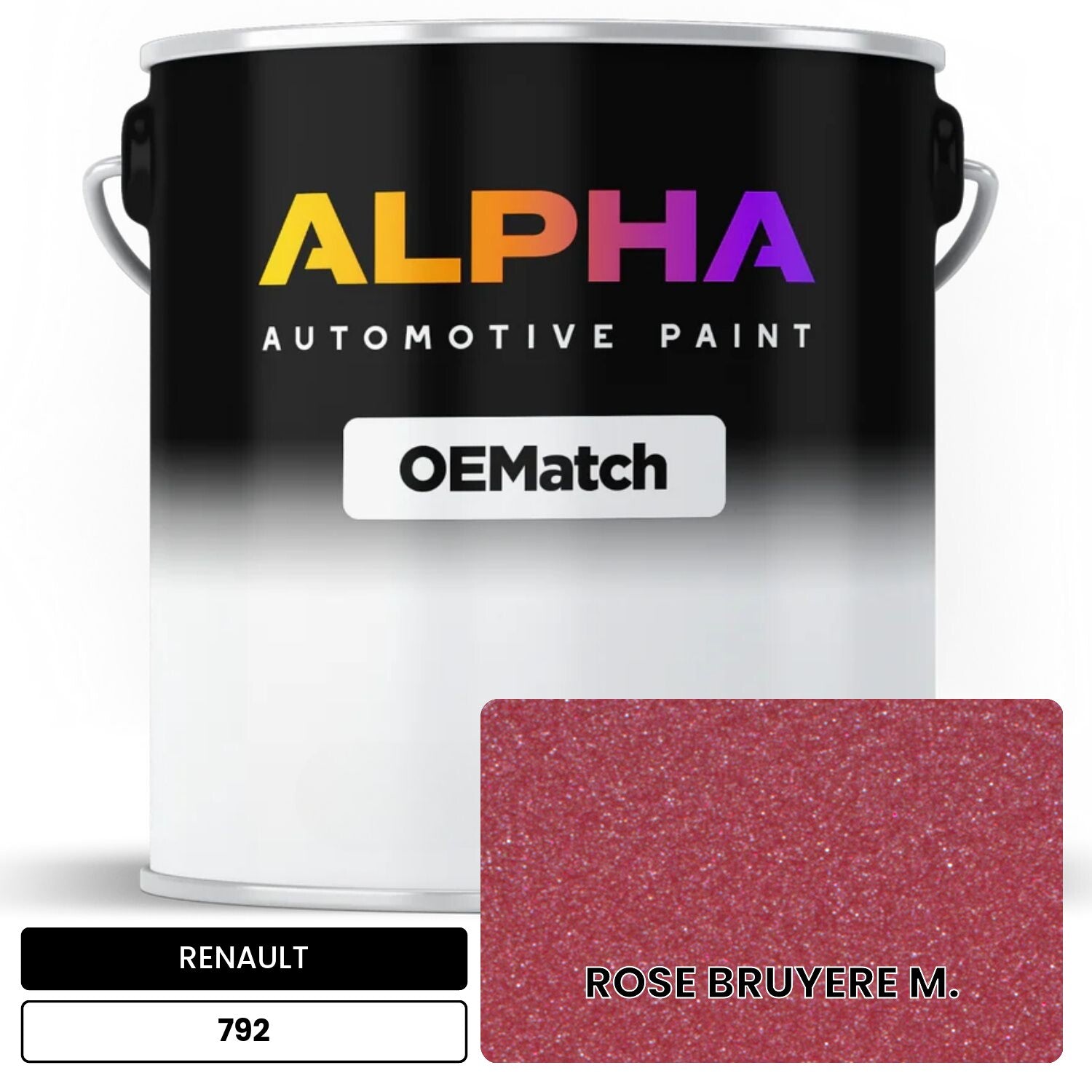 RENAULT ROSE BRUYERE M. 792 OEMatch Basecoat