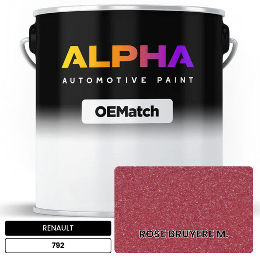 RENAULT ROSE BRUYERE M. 792 OEMatch Basecoat