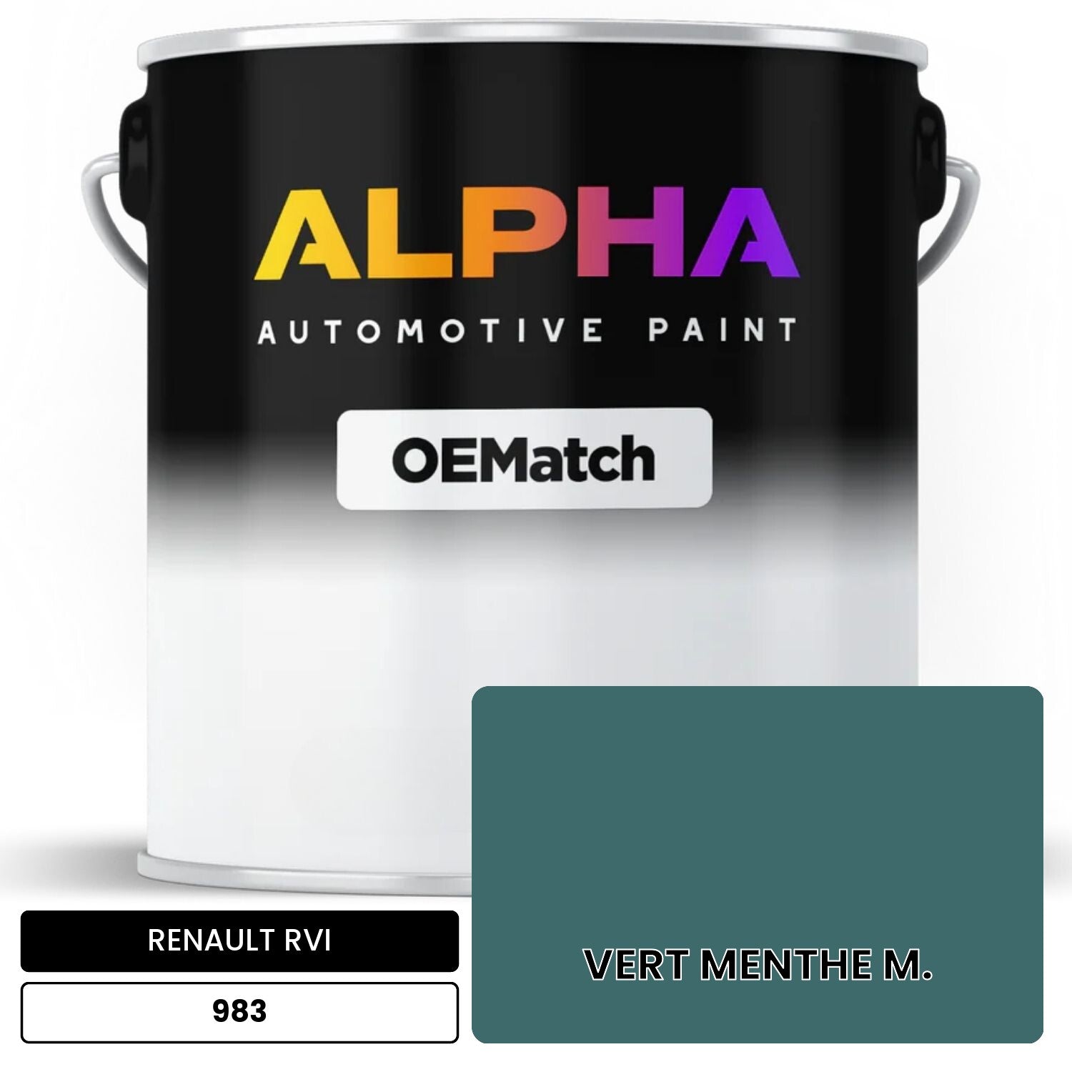 RENAULT RVI VERT MENTHE M. 983 OEMatch Basecoat