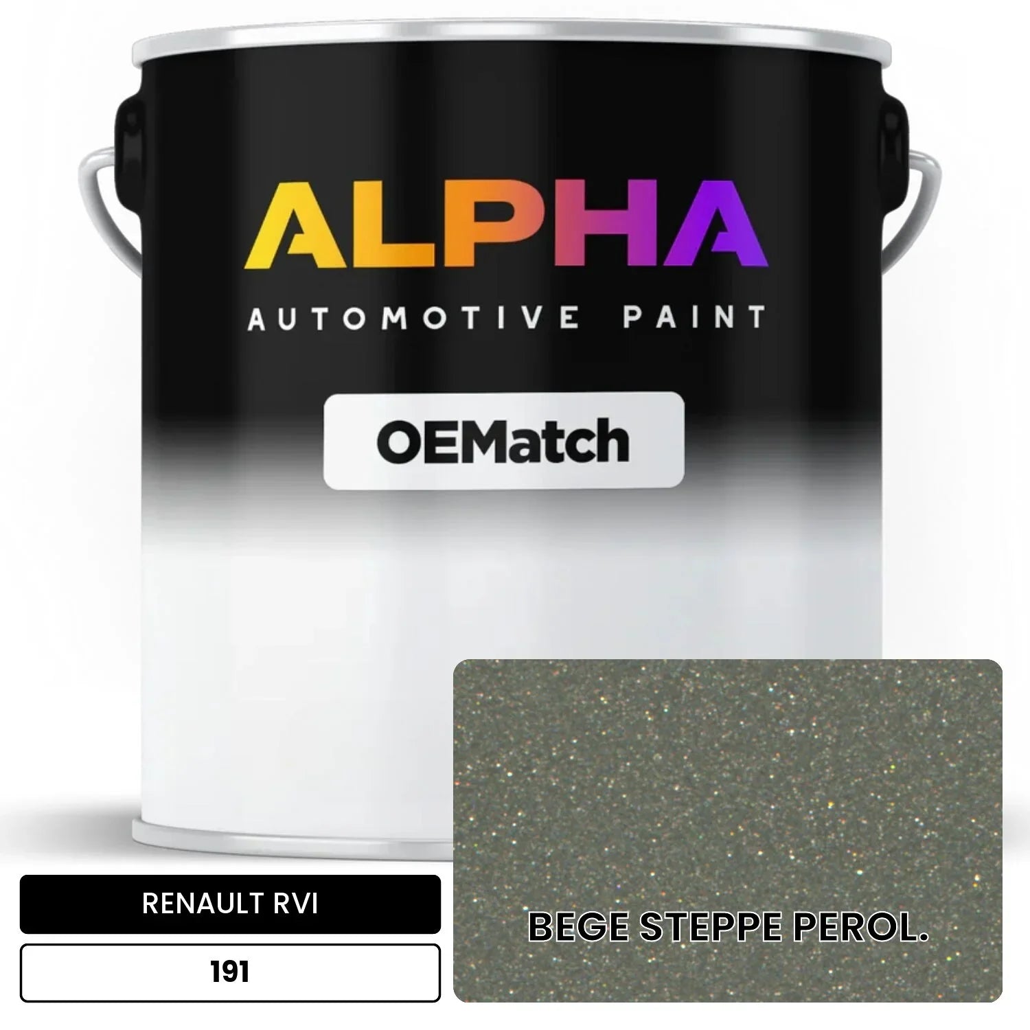 RENAULT RVI BEGE STEPPE PEROL. 191 OEMatch Basecoat