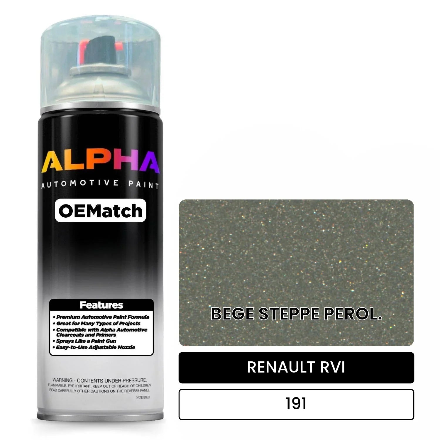 RENAULT RVI BEGE STEPPE PEROL. 191 OEMatch Spraycan