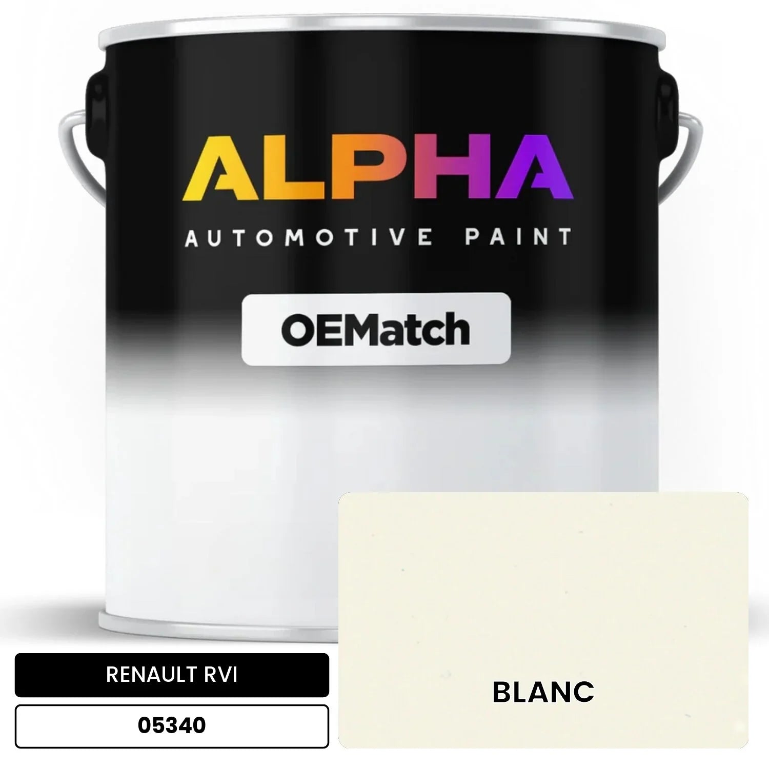 RENAULT RVI BLANC 05340 OEMatch Basecoat