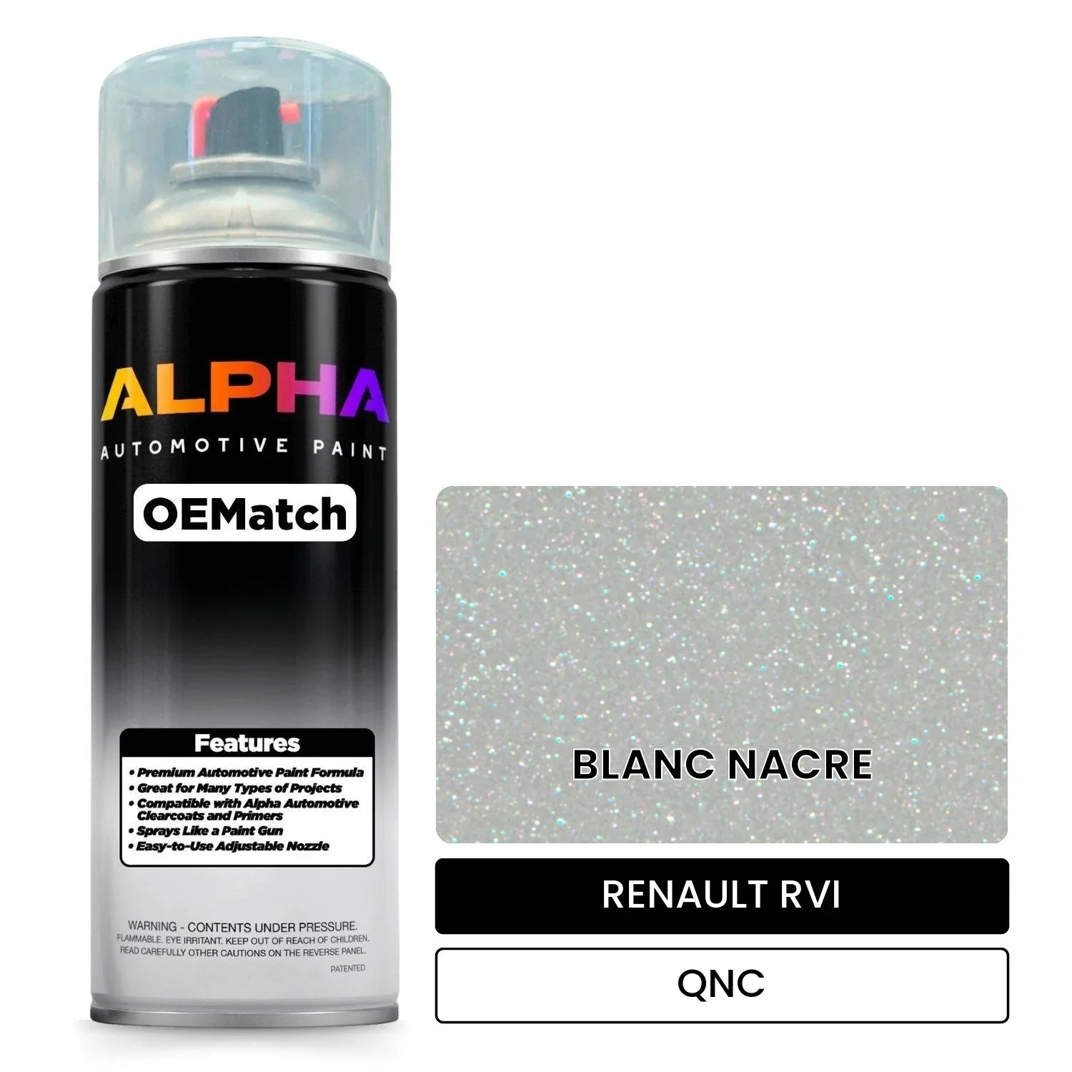 RENAULT RVI BLANC NACRE QNC OEMatch Spraycan