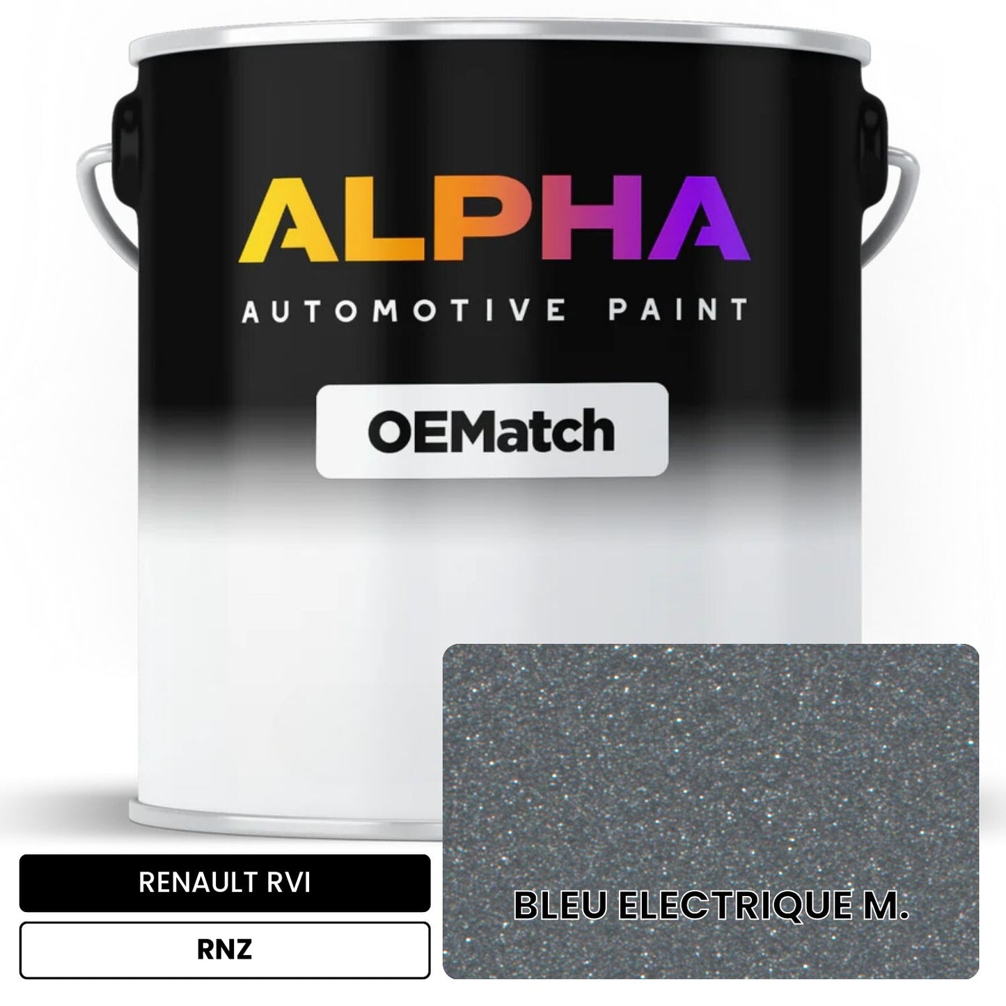RENAULT RVI BLEU ELECTRIQUE M. RNZ OEMatch Basecoat