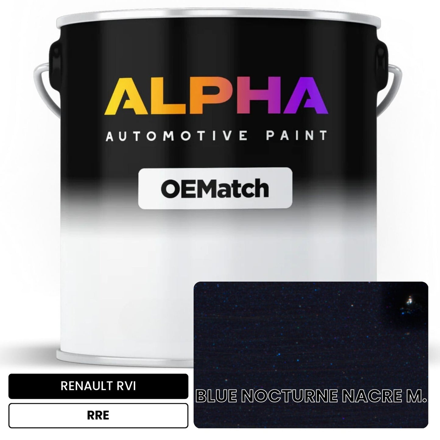 RENAULT RVI BLUE NOCTURNE NACRE M. RRE OEMatch Basecoat