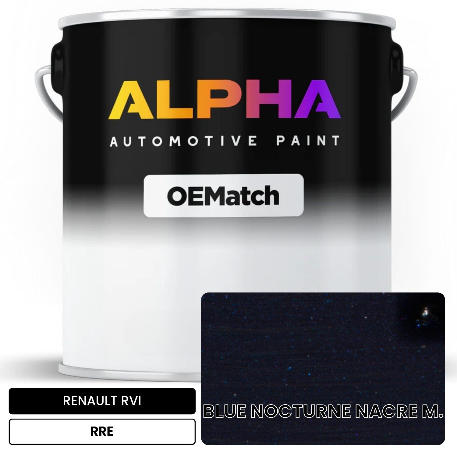 RENAULT RVI BLUE NOCTURNE NACRE M. RRE OEMatch Basecoat