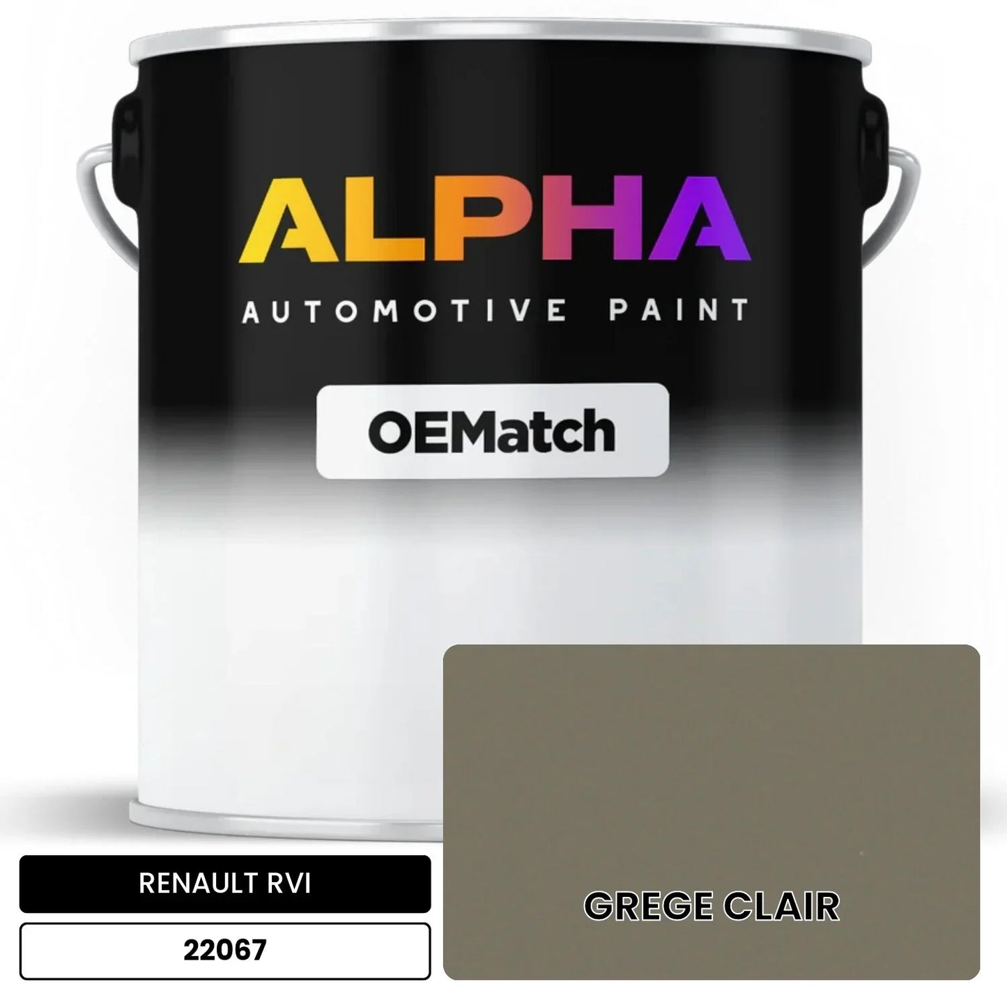 RENAULT RVI GREGE CLAIR 22067 OEMatch Basecoat