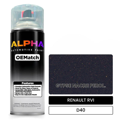 RENAULT RVI GYPSE NACRE PEROL. D40 | OEMatch Automotive Spraycan