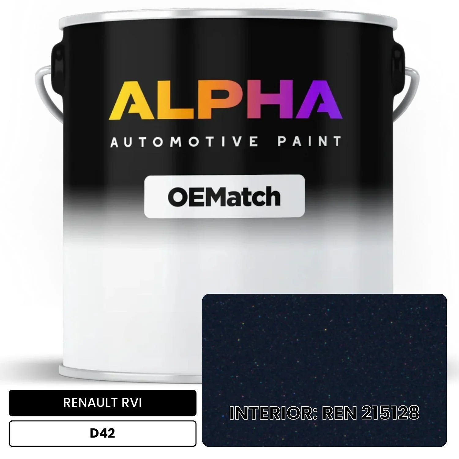 RENAULT RVI INTERIOR: REN 215128 D42 OEMatch Basecoat