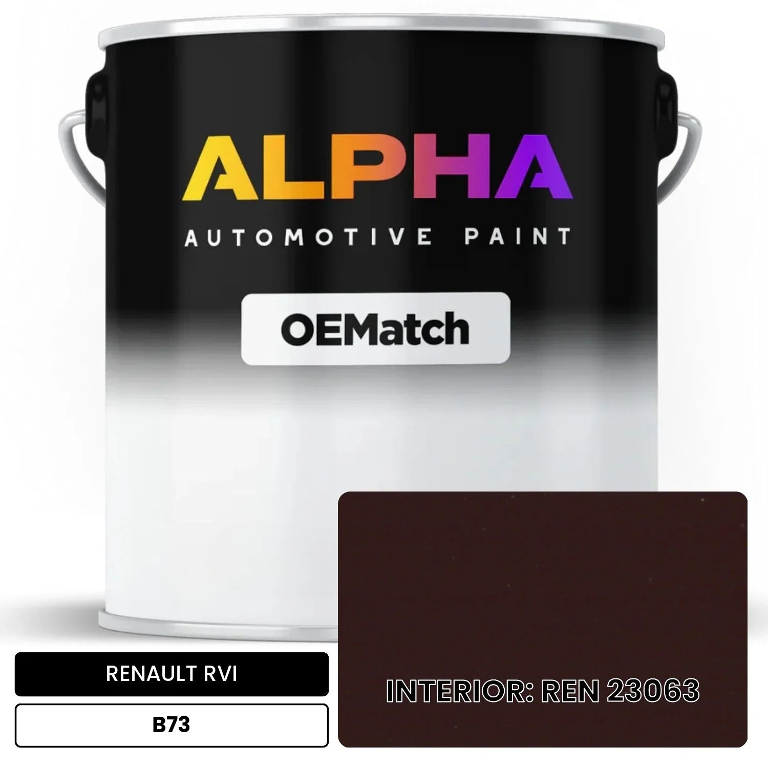 RENAULT RVI INTERIOR: REN 23063 B73 OEMatch Basecoat