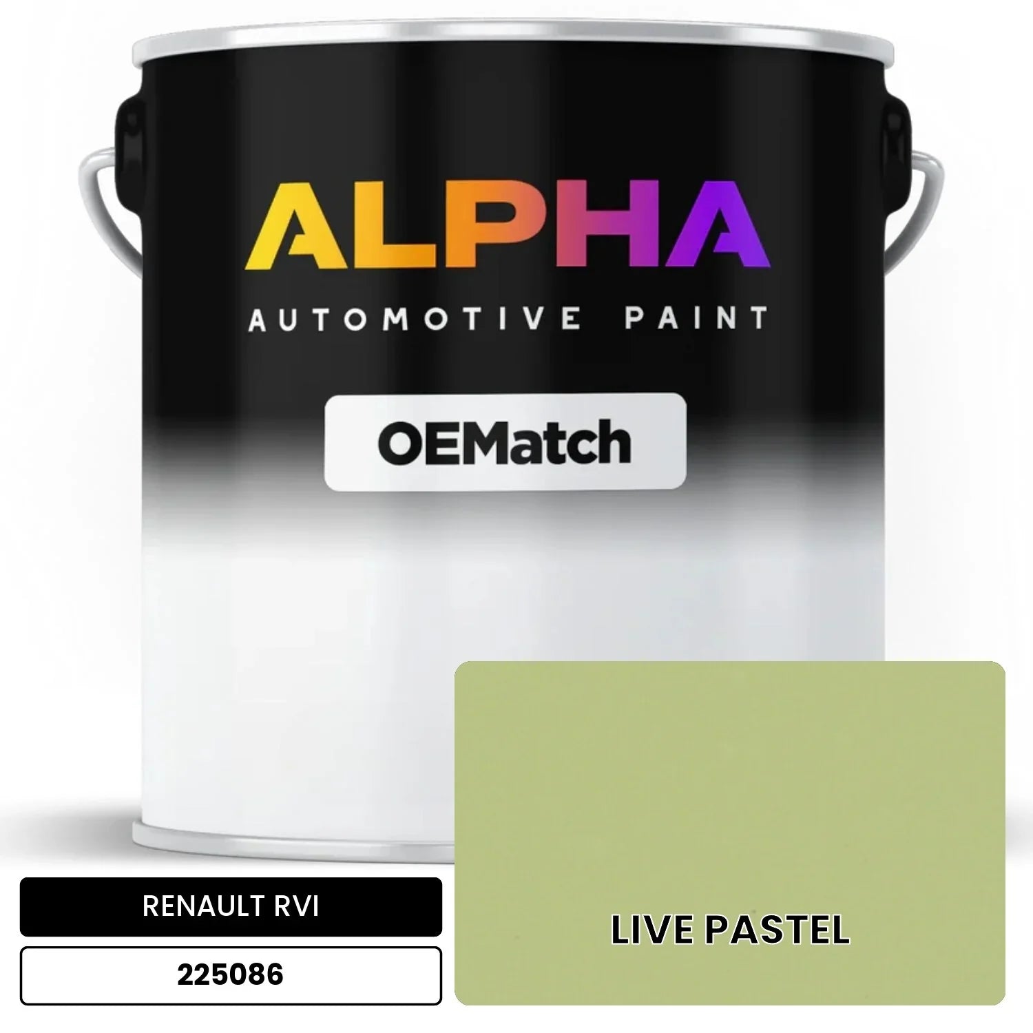 RENAULT RVI LIVE PASTEL 225086 OEMatch Basecoat