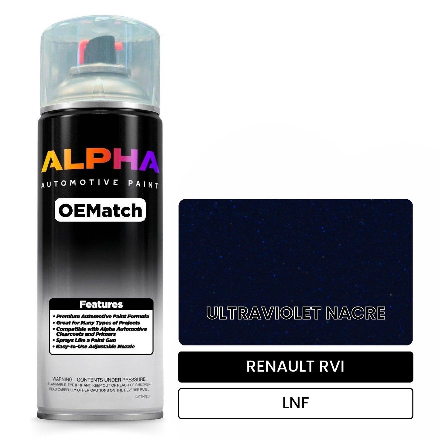 RENAULT RVI ULTRAVIOLET NACRE LNF OEMatch Spraycan
