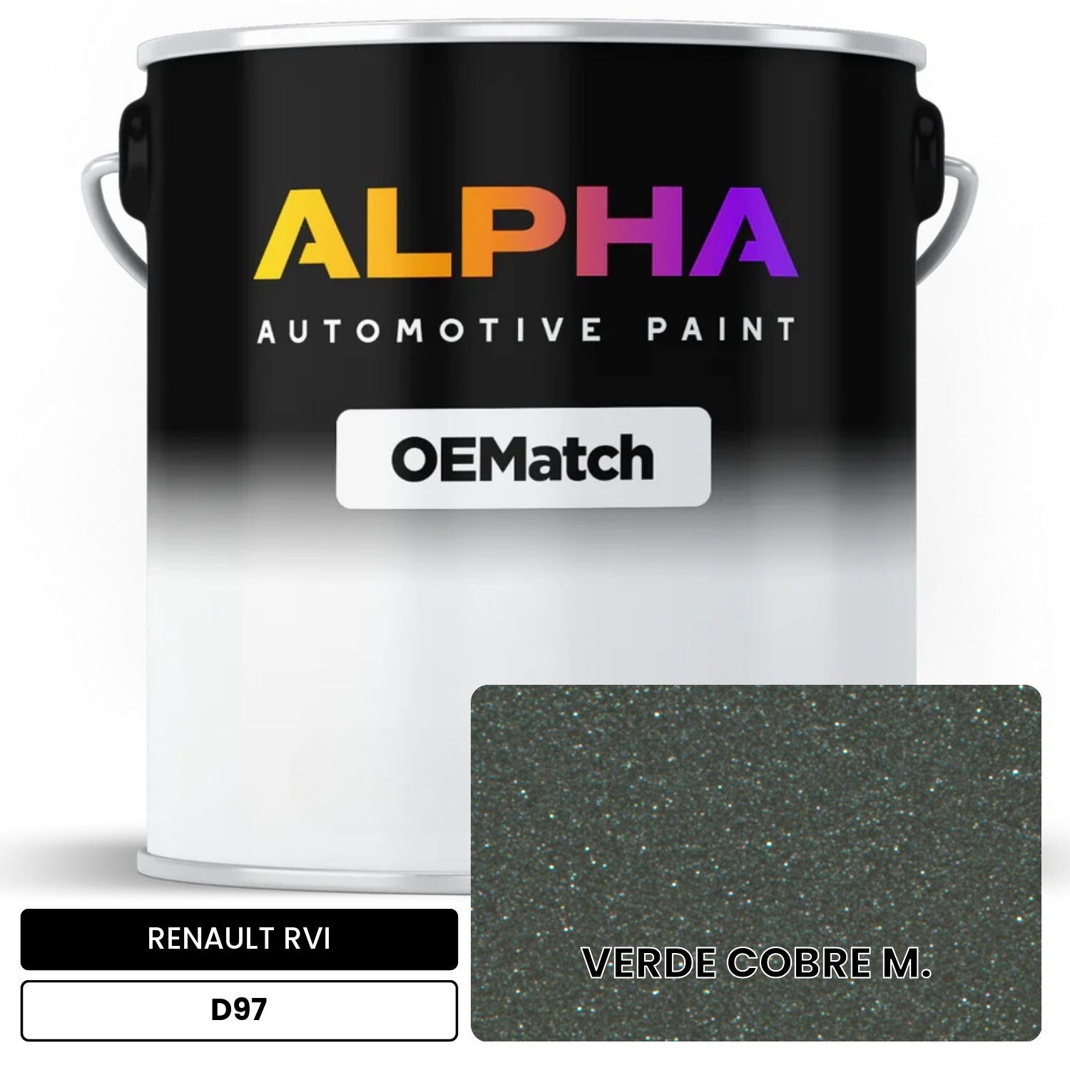 RENAULT RVI VERDE COBRE M. D97 OEMatch Basecoat