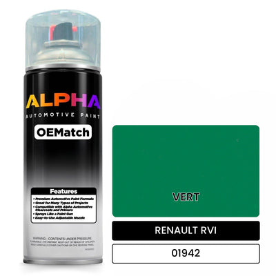 RENAULT RVI VERT 01942 | OEMatch Automotive Spraycan