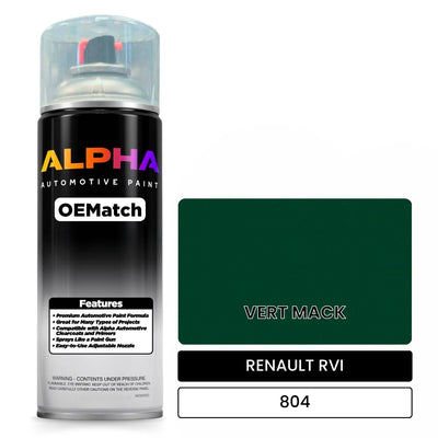 RENAULT RVI VERT MACK 804 | OEMatch Automotive Spraycan