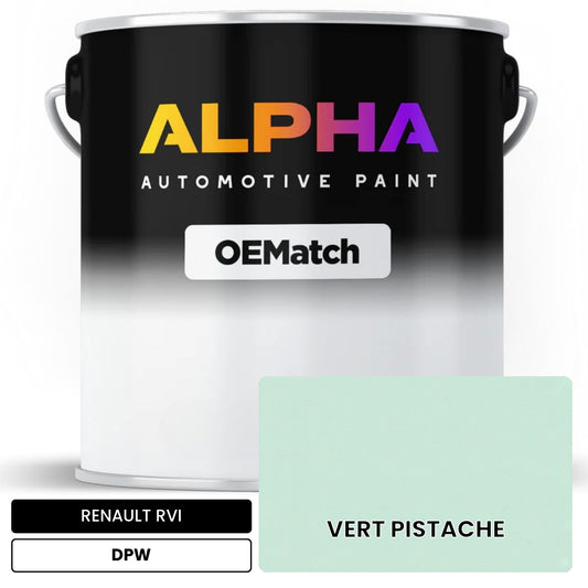 RENAULT RVI VERT PISTACHE DPW OEMatch Basecoat