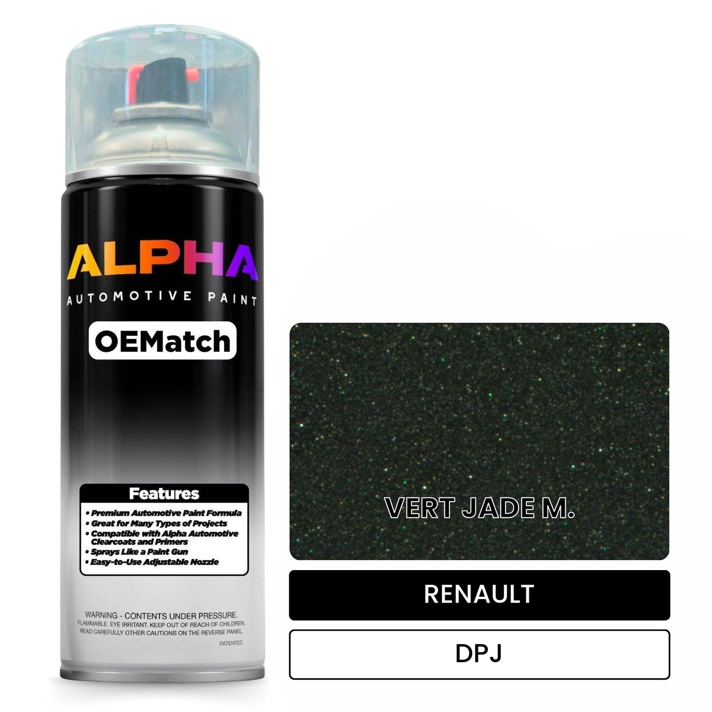 RENAULT VERT JADE M. DPJ OEMatch Spraycan