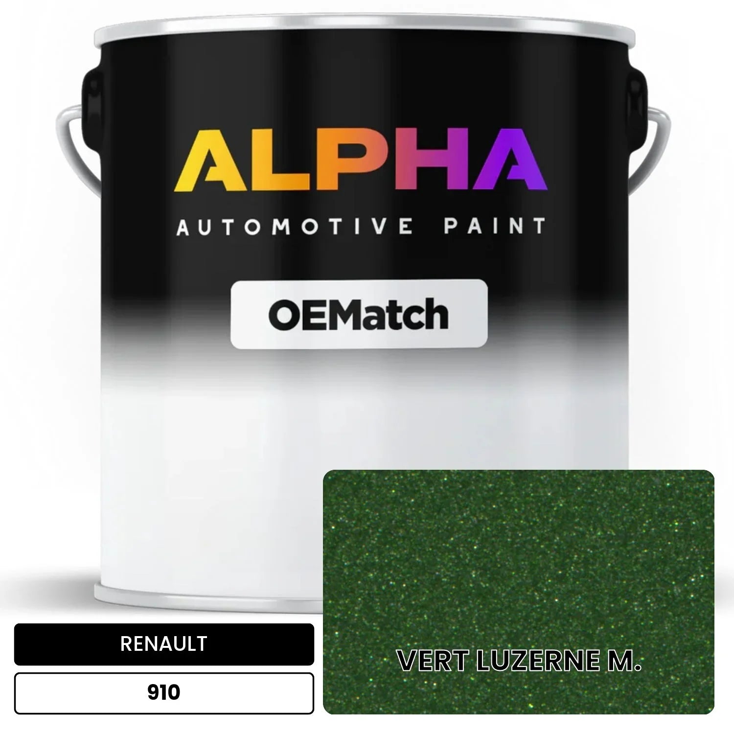 RENAULT VERT LUZERNE M. 910 OEMatch Basecoat