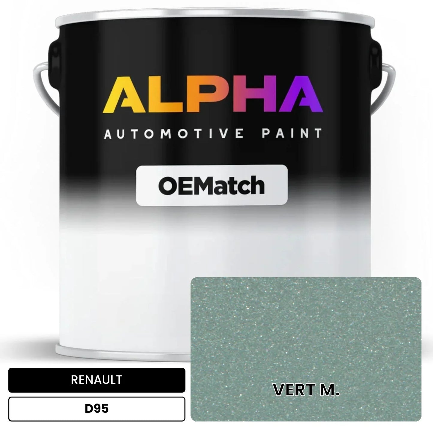 RENAULT VERT M. D95 OEMatch Basecoat