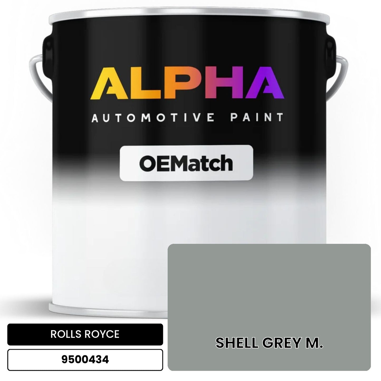 ROLLS ROYCE SHELL GREY M. 9500434 OEMatch Basecoat