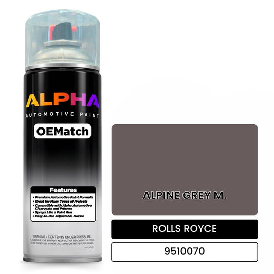ROLLS ROYCE ALPINE GREY M. 9510070 OEMatch Spraycan