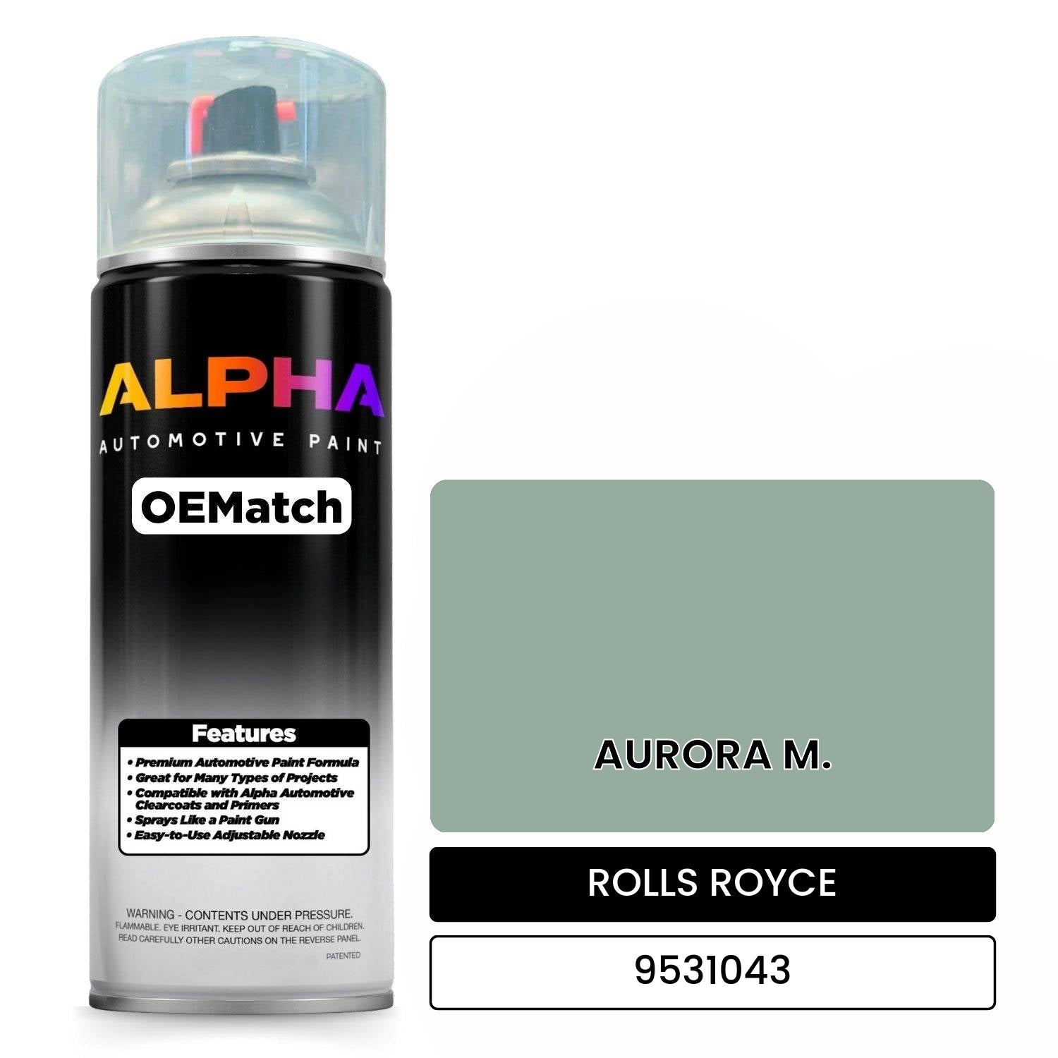 ROLLS ROYCE AURORA M. 9531043 OEMatch Spraycan